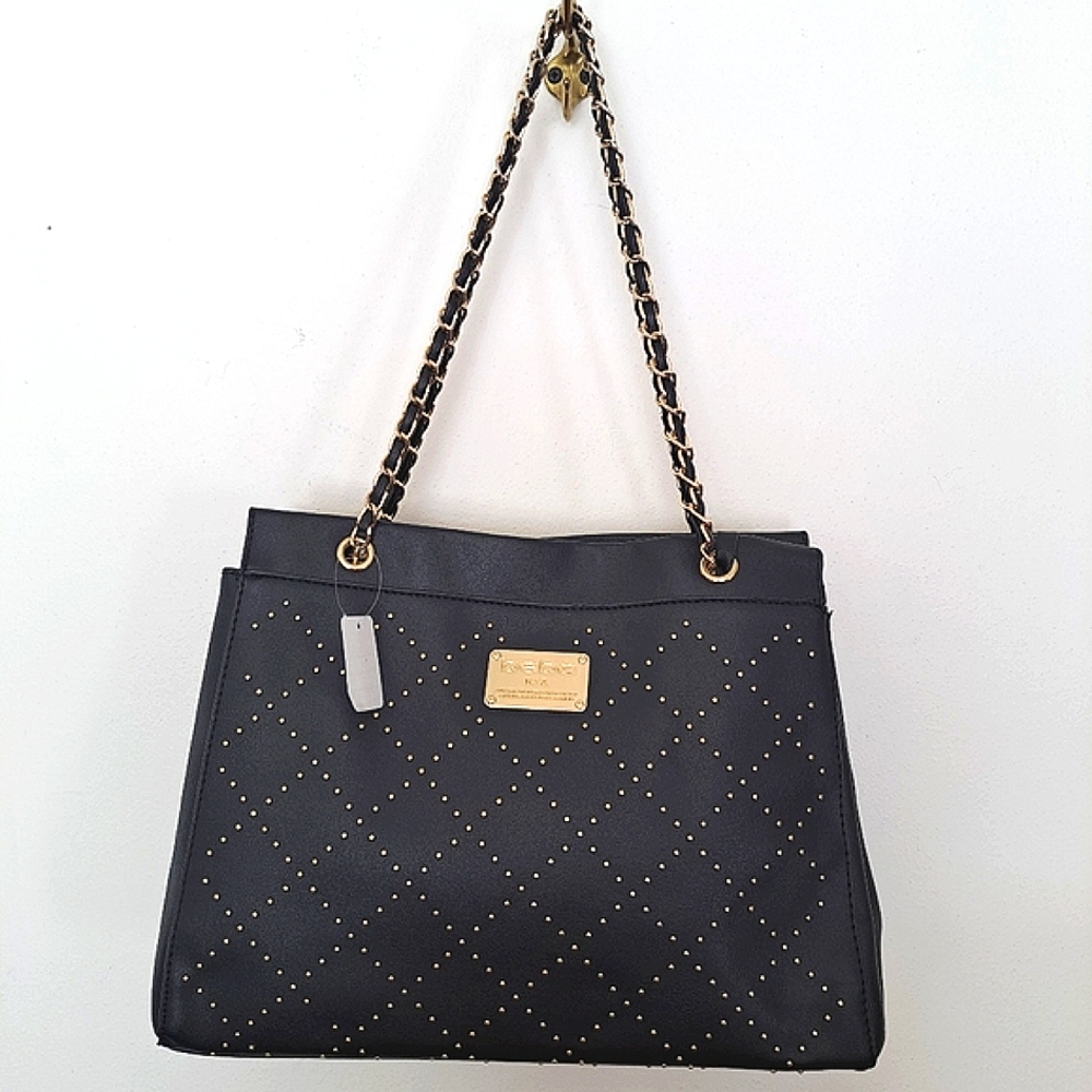 bebe Purse Black n gold